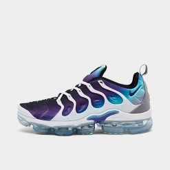Nike Air VaporMax Plus Running Shoes White/Fierce Purple/Aurora Green/Black - 924453 101