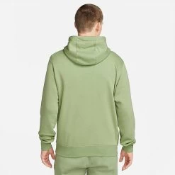 Nike Sportswear Club Fleece Full-Zip Hoodie Oil Green/Oil Green/White - BV2645 386 -Nike Women Shop BV2645 386 M3