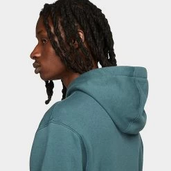 Nike Sportswear Club Fleece Embroidered Hoodie Faded Spruce/Faded Spruce/White - BV2654 309 -Nike Women Shop BV2654 309 M5