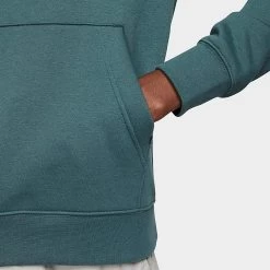 Nike Sportswear Club Fleece Embroidered Hoodie Faded Spruce/Faded Spruce/White - BV2654 309 -Nike Women Shop BV2654 309 M6