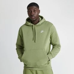 Nike Sportswear Club Fleece Embroidered Hoodie Alligator/Alligator/White - BV2654 334 -Nike Women Shop BV2654 334 M3