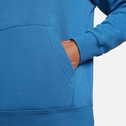 Nike Sportswear Club Fleece Embroidered Hoodie Dark Marina Blue/Dark Marina Blue/White - BV2654 407 -Nike Women Shop BV2654 407 M4