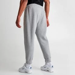 Nike Sportswear Club Fleece Cuffed Jogger Pants Dark Grey Heather/Matte Silver/White - BV2671 063 -Nike Women Shop BV2671 063 M4