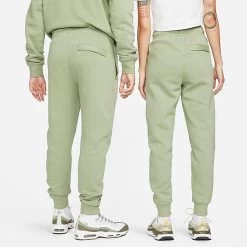 Nike Sportswear Club Fleece Cuffed Jogger Pants Oil Green/Oil Green/White - BV2671 386 -Nike Women Shop BV2671 386 M3