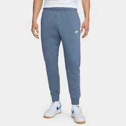 Nike Sportswear Club Fleece Cuffed Jogger Pants Diffused Blue/Diffused Blue/White - BV2671 491