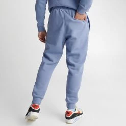 Nike Sportswear Club Fleece Cuffed Jogger Pants Ashen Slate/Ashen Slate/White - BV2671 493 -Nike Women Shop BV2671 493 M4