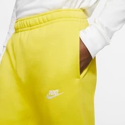 Nike Sportswear Club Fleece Cuffed Jogger Pants Opti Yellow/Opti Yellow/White - BV2671 731 9 Nike Sportswear Club Fleece Cuffed Jogger Pants Opti Yellow/Opti Yellow/White - BV2671 731 -Nike Women Shop BV2671 731 M4