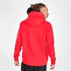 Nike Sportswear Club Fleece Hoodie University Red/White/White - BV2973 657 -Nike Women Shop BV2973 657 M4