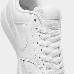 Women's Nike Court Vision Low Casual Shoes White/White/White - CD5434 100 -Nike Women Shop CD5434 100 P3