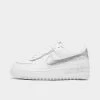 Women's Nike Air Force 1 Shadow Casual Shoes White/Metallic Silver/Pure Platinum - CI0919W 119