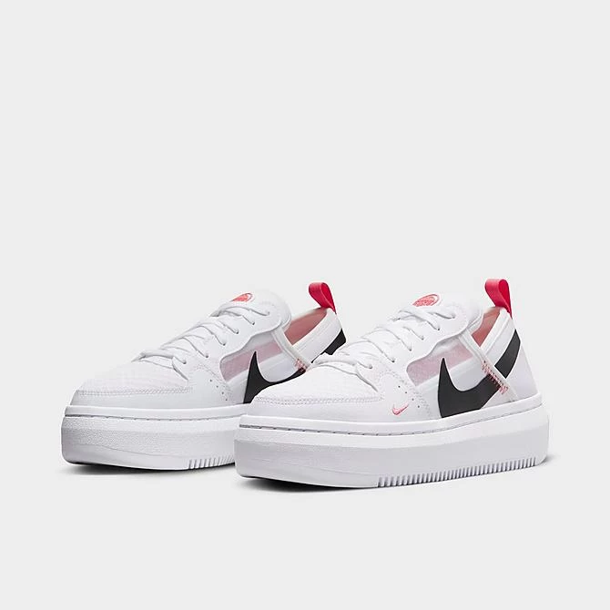 Women's Nike Court Vision Alta Casual Shoes White/Black/Sea Coral - CW6536 103 2 Women's Nike Court Vision Alta Casual Shoes White/Black/Sea Coral - CW6536 103 - Image 2