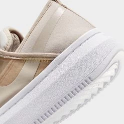 Women's Nike Court Vision Alta Casual Shoes Cream II/Saturn Gold/White/Cream II - CW6536 200 -Nike Women Shop CW6536 200 P3