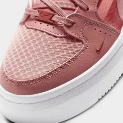 Women's Nike Court Vision Alta Casual Shoes Rust Pink/Canyon Rust/White/Rust Pink - CW6536 600 -Nike Women Shop CW6536 600 P3