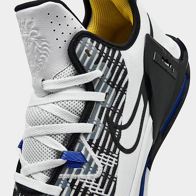 Nike LeBron Witness 6 Basketball Shoes White/Persian Violet/Yellow Strike/Black - CZ4052 100 3 Nike LeBron Witness 6 Basketball Shoes White/Persian Violet/Yellow Strike/Black - CZ4052 100 - Image 3