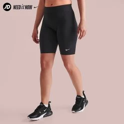 Women's Nike Sportswear Essential Mid-Rise 10 Inch Bike Shorts Black - CZ8526 010