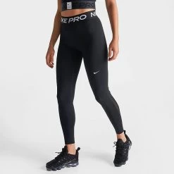 Women's Nike Pro 365 Leggings Black/White - CZ9779 010