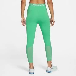 Women's Nike Pro 365 High-Waisted Cropped Leggings Spring Green/White - DA0483 363 -Nike Women Shop DA0483 363 M3