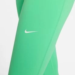 Women's Nike Pro 365 High-Waisted Cropped Leggings Spring Green/White - DA0483 363 -Nike Women Shop DA0483 363 M5