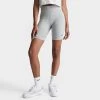 Women's Nike Sportswear Essential Mid-Rise 10 Inch Bike Shorts Dark Grey Heather - DB3905 063