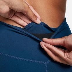 Women's Nike One Mid-Rise 7 Inch Bike Shorts Valerian Blue/White - DD0243 460 -Nike Women Shop DD0243 460 M5