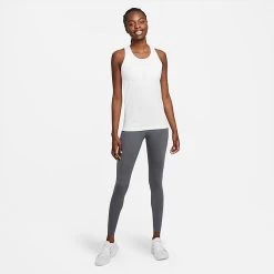 Women's Nike Dri-FIT ADV Aura Slim FIt Tank Top White/Reflective Silver - DD0585 100 -Nike Women Shop DD0585 100 M3