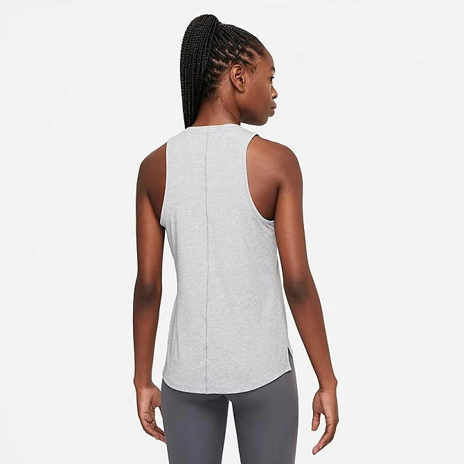 Women's Nike Dri-FIT One Luxe Standard-Fit Tank Particle Grey/Heather - DD0615 073 2 Women's Nike Dri-FIT One Luxe Standard-Fit Tank Particle Grey/Heather - DD0615 073 - Image 2