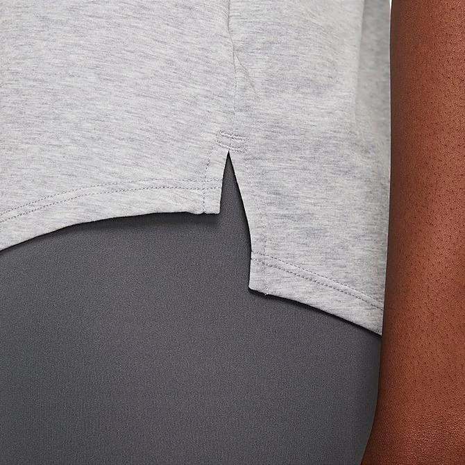 Women's Nike Dri-FIT One Luxe Standard-Fit Tank Particle Grey/Heather - DD0615 073 5 Women's Nike Dri-FIT One Luxe Standard-Fit Tank Particle Grey/Heather - DD0615 073 - Image 5