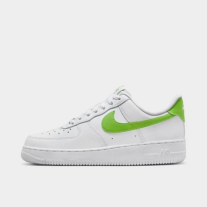 Women's Nike Air Force 1 Low Casual Shoes White/Action Green - DD8959 112