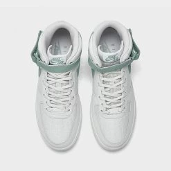 Women's Nike Air Force 1 '07 Mid Casual Shoes Summit White/Mineral/Sail - DD9625 103 -Nike Women Shop DD9625 103 P5