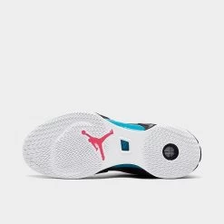 Nike Air Jordan XXXVI Low Basketball Shoes Black/Washed Teal/Vivid Sulfur/Rush Pink - DH0833 063 -Nike Women Shop DH0833 063 P6