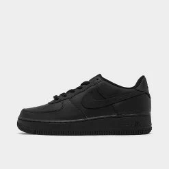 Big Kids' Nike Air Force 1 Low Casual Shoes Black/Black - DH2920 001