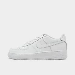 Big Kids' Nike Air Force 1 Low Casual Shoes White/White - DH2920 111