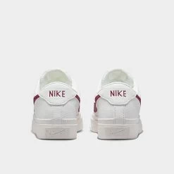 Women's Nike Court Legacy Next Nature Casual Shoes Summit White/Rosewood/Sail/Pearl Pink/Black - DH3161 106 -Nike Women Shop DH3161 106 P4