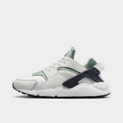 Women's Nike Air Huarache Casual Shoes White/Obsidian/Mica Green/Photon Dust/Obsidian/Obsidian - DH4439 110
