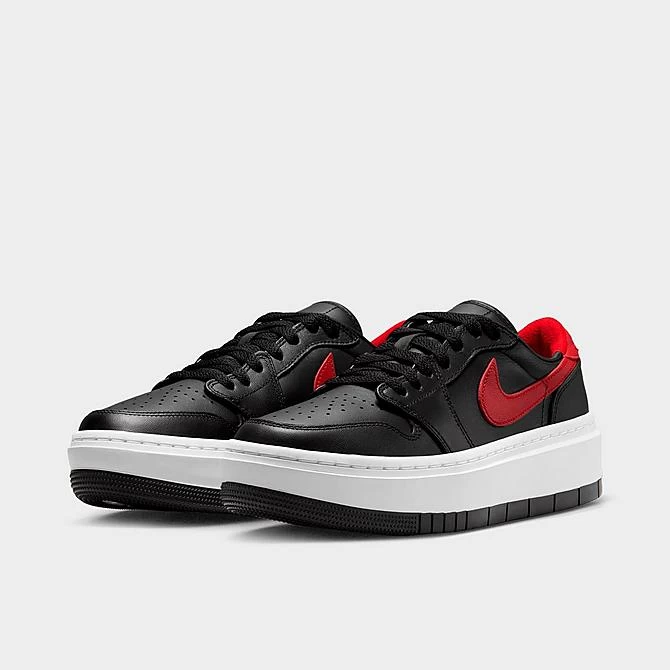 Nike Women's Air Jordan Retro 1 Elevate Low Casual Shoes Black/Gym Red/White - DH7004 061 2 Nike Women's Air Jordan Retro 1 Elevate Low Casual Shoes Black/Gym Red/White - DH7004 061 - Image 2