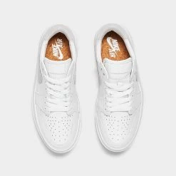 Nike Women's Air Jordan Retro 1 Elevate Low Casual Shoes White/Neutral Grey/White - DH7004 110 -Nike Women Shop DH7004 110 P5