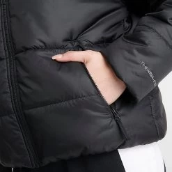 Women's Nike Sportswear Therma-FIT Repel Hooded Classic Puffer Jacket Black/Black/White - DJ6995 010 11 Women's Nike Sportswear Therma-FIT Repel Hooded Classic Puffer Jacket Black/Black/White - DJ6995 010 -Nike Women Shop DJ6995 010 M6