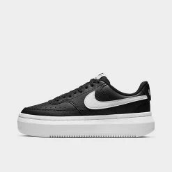 Women's Nike Court Vision Alta Casual Shoes Black/White - DM0113 002