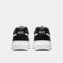 Women's Nike Court Vision Alta Casual Shoes Black/White - DM0113 002 -Nike Women Shop DM0113 002 P4