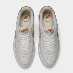 Women's Nike Court Vision Alta Casual Shoes Phantom/Sesame/White/Summit White/Desert Ochre/Cacao Wow - DM0113 004 -Nike Women Shop DM0113 004 P5