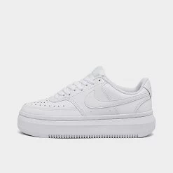 Women's Nike Court Vision Alta Casual Shoes White/White/White - DM0113 100