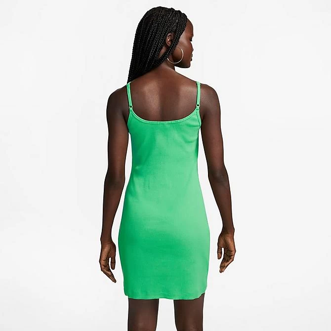 Women's Nike Sportswear Essential Ribbed Dress Spring Green/White - DM6230 363 3 Women's Nike Sportswear Essential Ribbed Dress Spring Green/White - DM6230 363 - Image 3