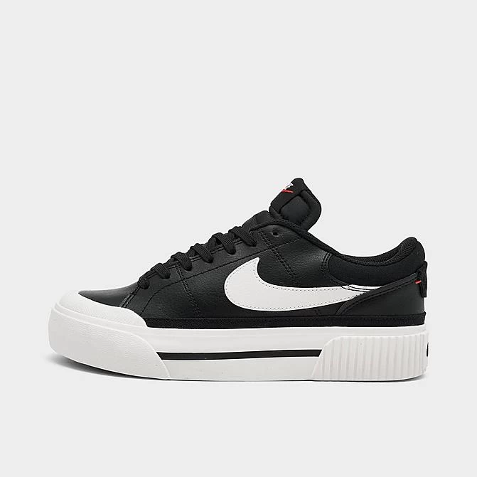 Women's Nike Court Legacy Lift Casual Shoes Black/Sail/White/Team Orange - DM7590 001 1 Women's Nike Court Legacy Lift Casual Shoes Black/Sail/White/Team Orange - DM7590 001