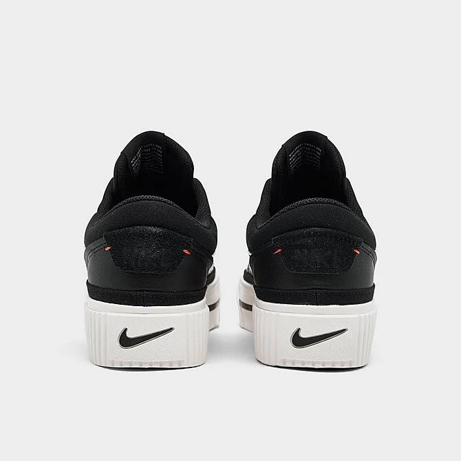 Women's Nike Court Legacy Lift Casual Shoes Black/Sail/White/Team Orange - DM7590 001 4 Women's Nike Court Legacy Lift Casual Shoes Black/Sail/White/Team Orange - DM7590 001 - Image 4