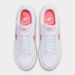 Women's Nike Court Legacy Lift Casual Shoes White/Summit White/Coral Chalk/Sea Coral - DM7590 102 10 Women's Nike Court Legacy Lift Casual Shoes White/Summit White/Coral Chalk/Sea Coral - DM7590 102 -Nike Women Shop DM7590 102 P5
