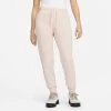 Women's Nike Sportswear Club Fleece Mid-Rise Slim Jogger Pants Pink Oxford/White - DQ5174 601