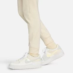 Women's Nike Sportswear Club Fleece Mid-Rise Jogger Pants Coconut Milk/Black - DQ5191 113 9 Women's Nike Sportswear Club Fleece Mid-Rise Jogger Pants Coconut Milk/Black - DQ5191 113 -Nike Women Shop DQ5191 113 M5