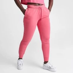 Women's Nike Sportswear Club Fleece Mid-Rise Jogger Pants Sea Coral - DQ5191 894 -Nike Women Shop DQ5191 894 M3