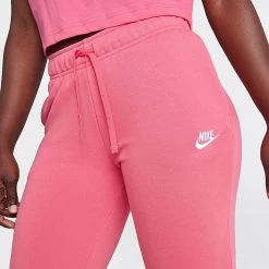 Women's Nike Sportswear Club Fleece Mid-Rise Jogger Pants Sea Coral - DQ5191 894 -Nike Women Shop DQ5191 894 M5