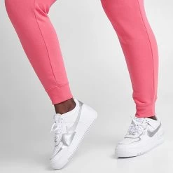 Women's Nike Sportswear Club Fleece Mid-Rise Jogger Pants Sea Coral - DQ5191 894 -Nike Women Shop DQ5191 894 M6
